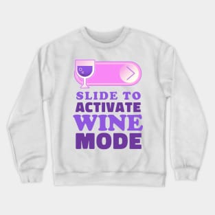 Slide to unlock Wine Crewneck Sweatshirt